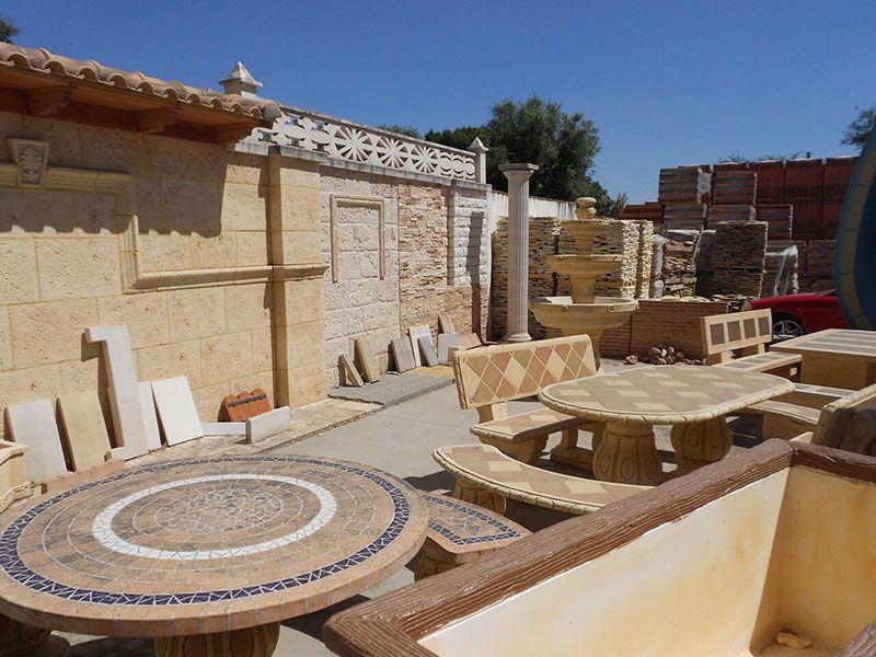 Piezas de jardín cerámicas